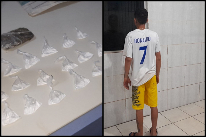 BAIXO MADEIRA: Jovem de 18 anos é preso com drogas em bar - News Rondônia