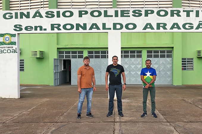 Eyder Brasil verifica conclusão da reforma do Ginásio Ronaldo Aragão - News Rondônia