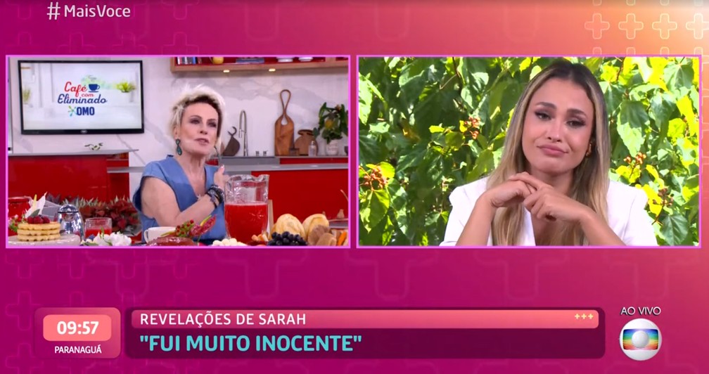 'BBB21': Sarah fala sobre saída do reality no 'Mais Você': 'Errei, mas foi tentando acertar' - News Rondônia