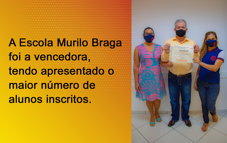UNIRON entrega premiação para Escola referente evento DAY X  Feira Digital do Estudante - News Rondônia