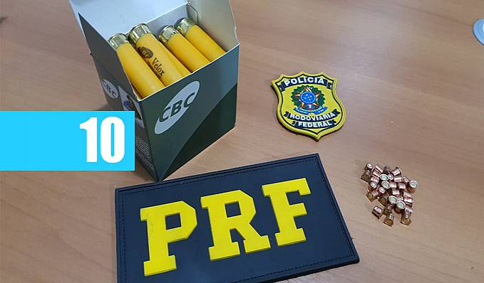 PRF apreende munições de espingarda em Porto Velho/RO - News Rondônia