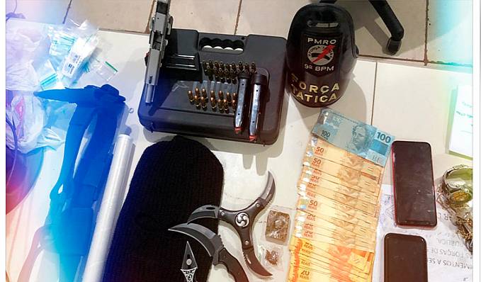 Homem é preso com drogas e arma no dia de seu aniversário na zona sul da capital - News Rondônia