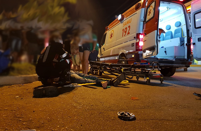 ESTADO GRAVE - Bandidos espancam e roubam motoboy na zona leste - News Rondônia