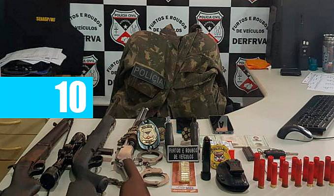 Polícia civil da furtos e roubos apreendem armas, munições e prendem três suspeitos na zona Rural - News Rondônia