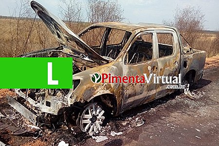 CAMINHONETE TEM PANE ELÉTRICA E PEGA FOGO NA BR-364 EM PIMENTA BUENO - News Rondônia