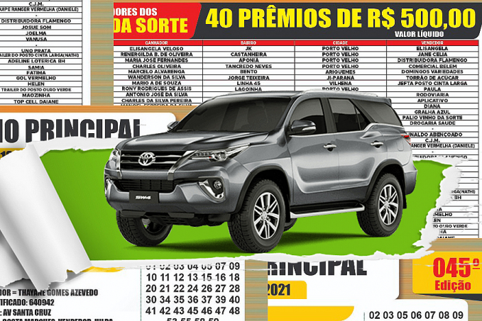 Rondôncap sorteou uma Hilux SW4 avaliada em 210 mil reais - News Rondônia