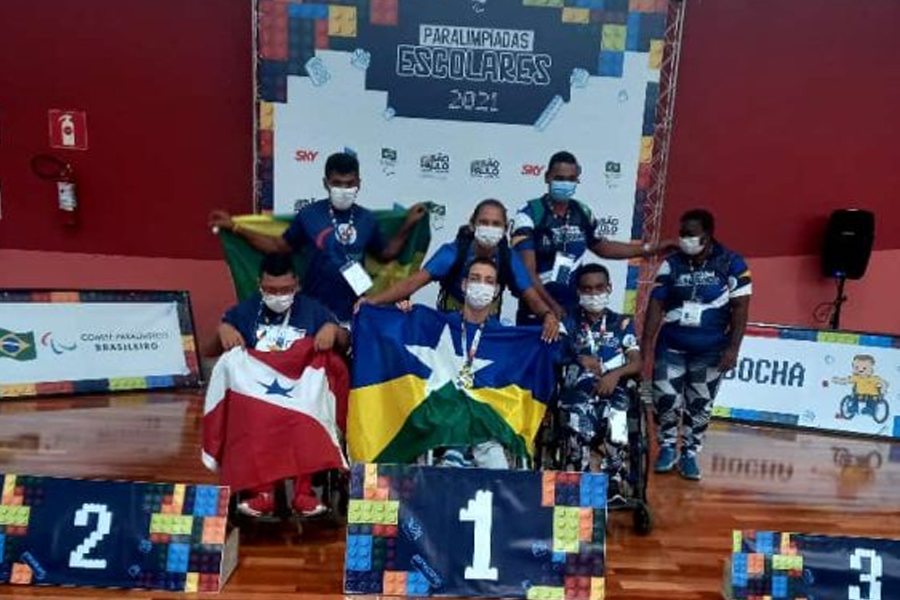 Rondônia é 2º lugar do Norte nas Paralimpíadas Escolares 2021; Estado ficou em 15º na classificação geral - News Rondônia
