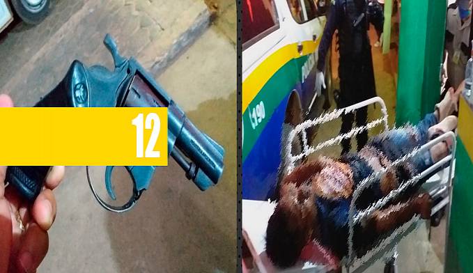 URGENTE: Ladrão com moto roubada aponta arma para policial de folga e acaba sendo baleado - News Rondônia