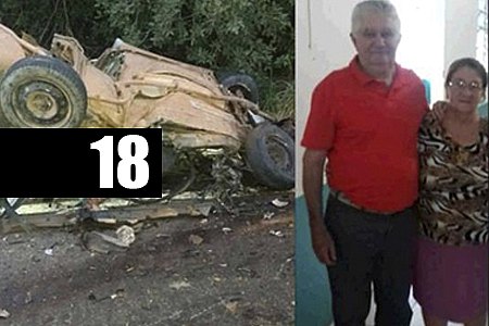 COLISÃO ENTRE CARRO E BITREM MATA CASAL DE FEIRANTES IDOSOS - News Rondônia