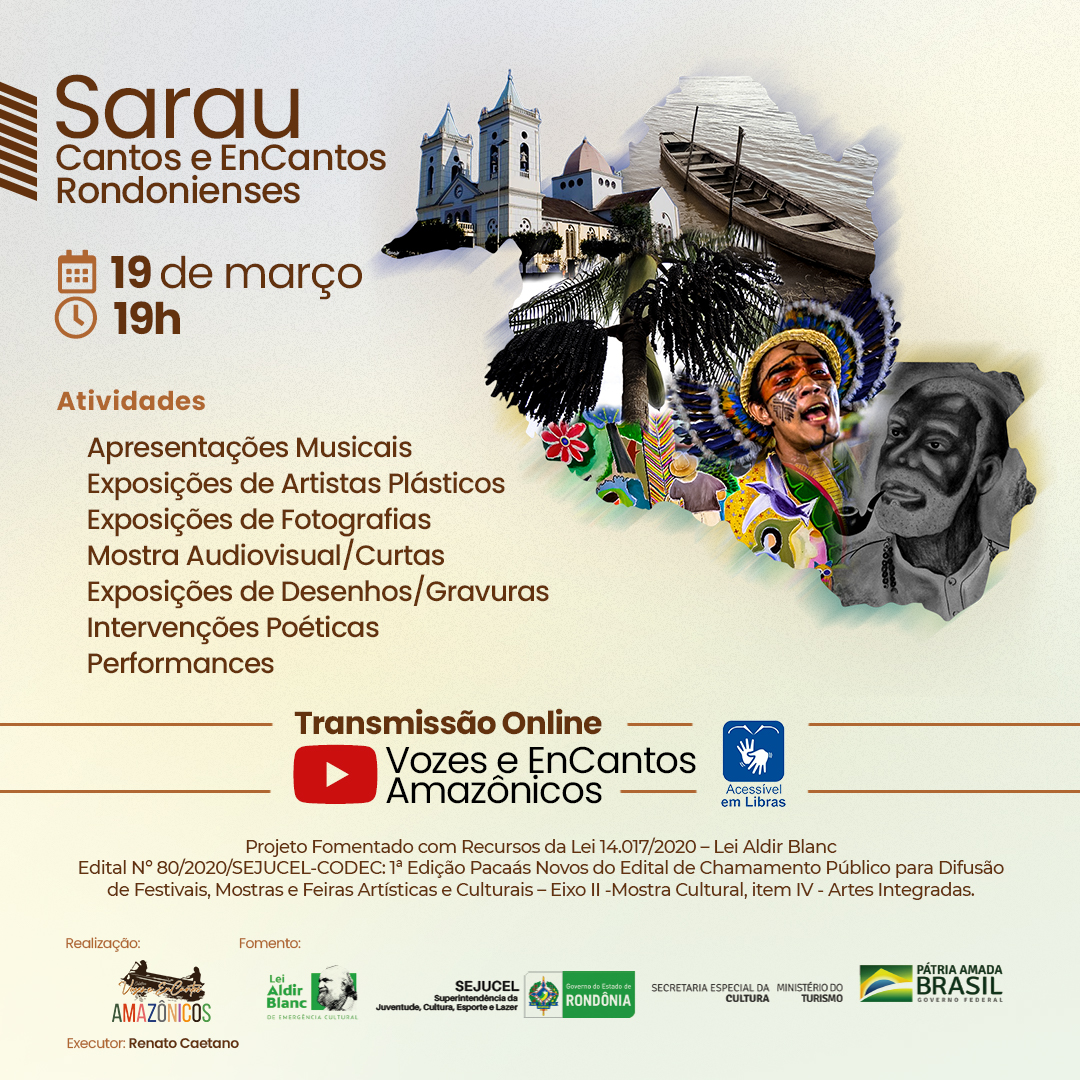 Sarau Cantos e Encantos Rondonienses - News Rondônia