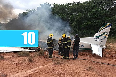 AVIÃO DE PEQUENO PORTE CAI EM ÁREA DE MATA PRÓXIMO AO AEROCLUBE DE MANAUS - News Rondônia