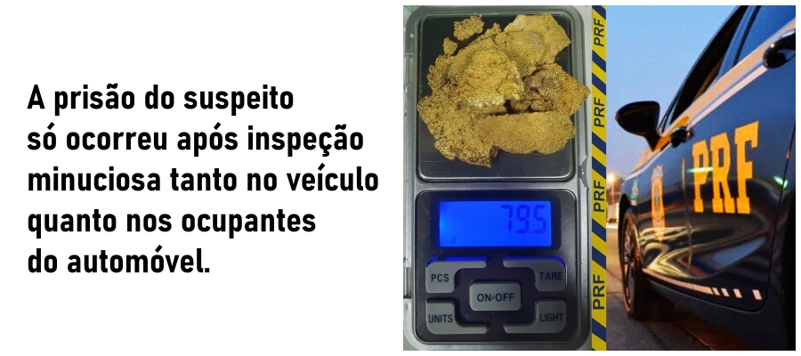 PRF prende no MT homem que levava, no sapato, ouro extraído de Rondônia - News Rondônia