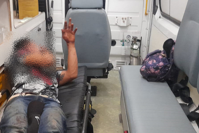 SEM OS DENTES: Ciclista cai em boeiro e fica em estado grave - News Rondônia