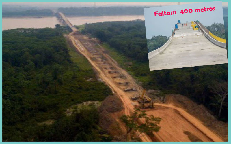Bolsonaro só deve inaugurar Ponte do Abunã em fevereiro. Ministro visita a obra no início de outubro - News Rondônia