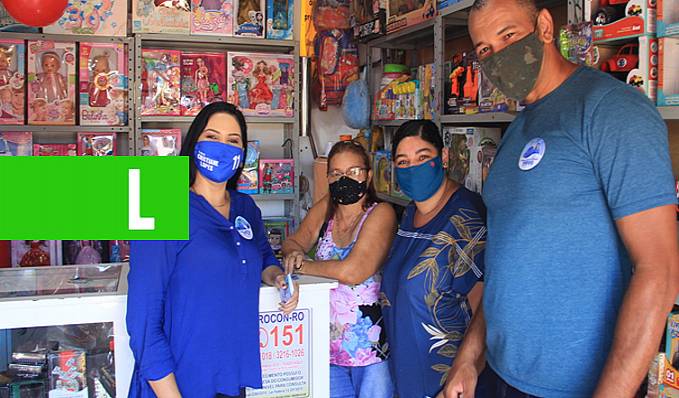 Cristiane Lopes e Danielzão do Esporte visitam Shopping Popular da Zona Sul e levam suas propostas e ouvem as demandas dos cidadãos. - News Rondônia