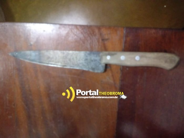 APÓS AMEAÇAR ESPOSA COM FACA, HOMEM É PRESO EM THEOBROMA - News Rondônia