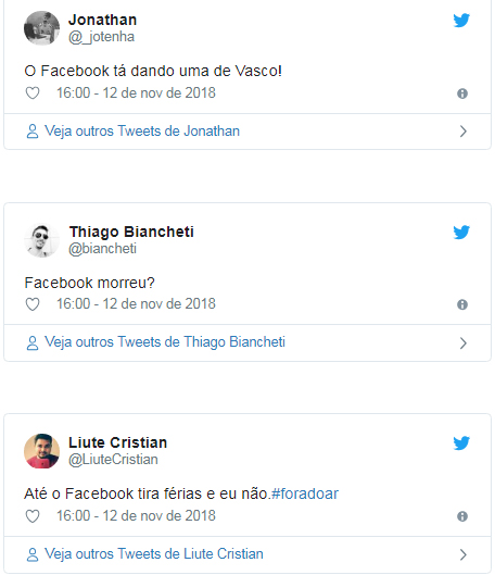 FACEBOOK APRESENTA INSTABILIDADE E FICA FORA DO AR NESTA SEGUNDA - News Rondônia
