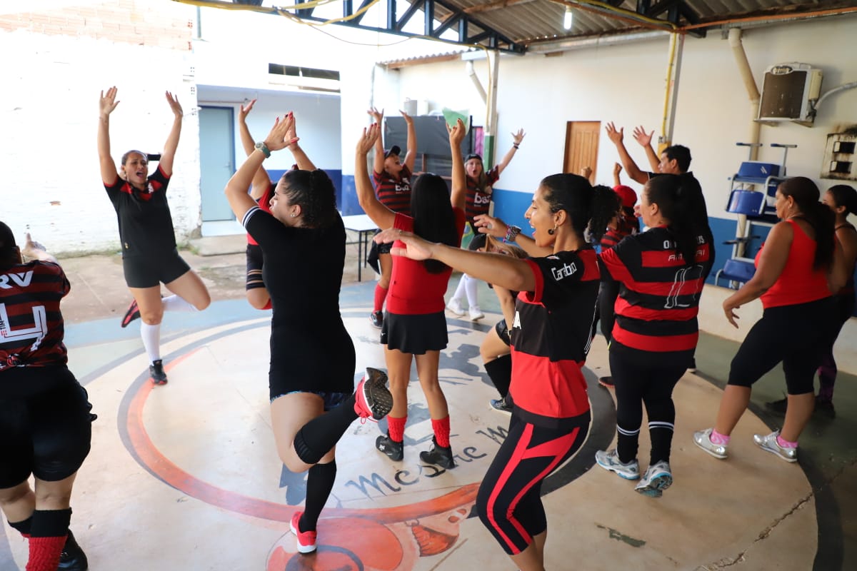 SEMES REALIZA AULÃO DE ZUMBA ALUSIVO À FINAL DA LIBERTADORES - News Rondônia