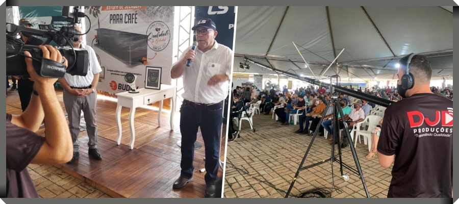 Transmissão de qualidade da produtora DJD chama atenção dos espectadores do Concafé - News Rondônia