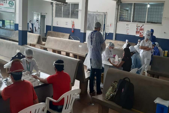 Saúde fez mais de 780 testes rápidos em funcionários indústria frigorifica de Rolim de Moura - News Rondônia