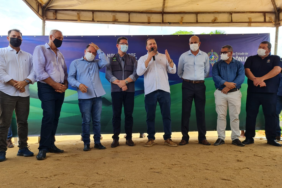 Presidente Alex Redano participa de inauguração de ponte em Cujubim - News Rondônia