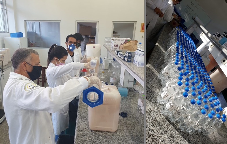 UNIR ESTÁ PRODUZINDO 5 MIL LITROS DE ÁLCOOL EM GEL PARA ENFRENTAMENTO DA PANDEMIA - News Rondônia