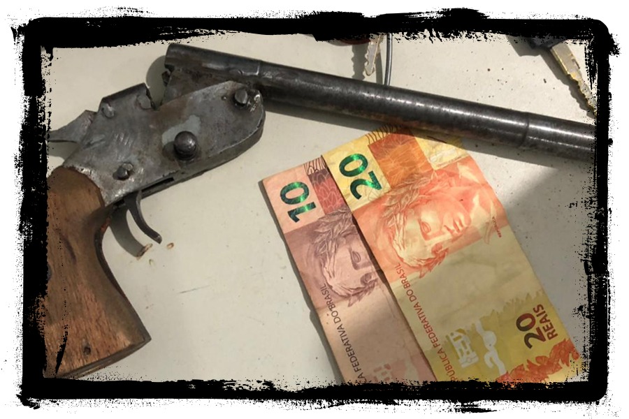 Casal suspeito de assaltos é preso com arma de fabricação Caseira na zona leste - News Rondônia