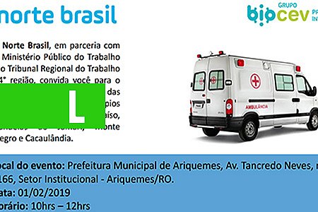 ARIQUEMES RECEBE AMBULÂNCIA NESTA SEXTA-FEIRA: SEMSAU ADAPTARÁ UNIDADE MÓVEL PARA TRANSLADO DE PACIENTES EM ALTO RISCO - News Rondônia