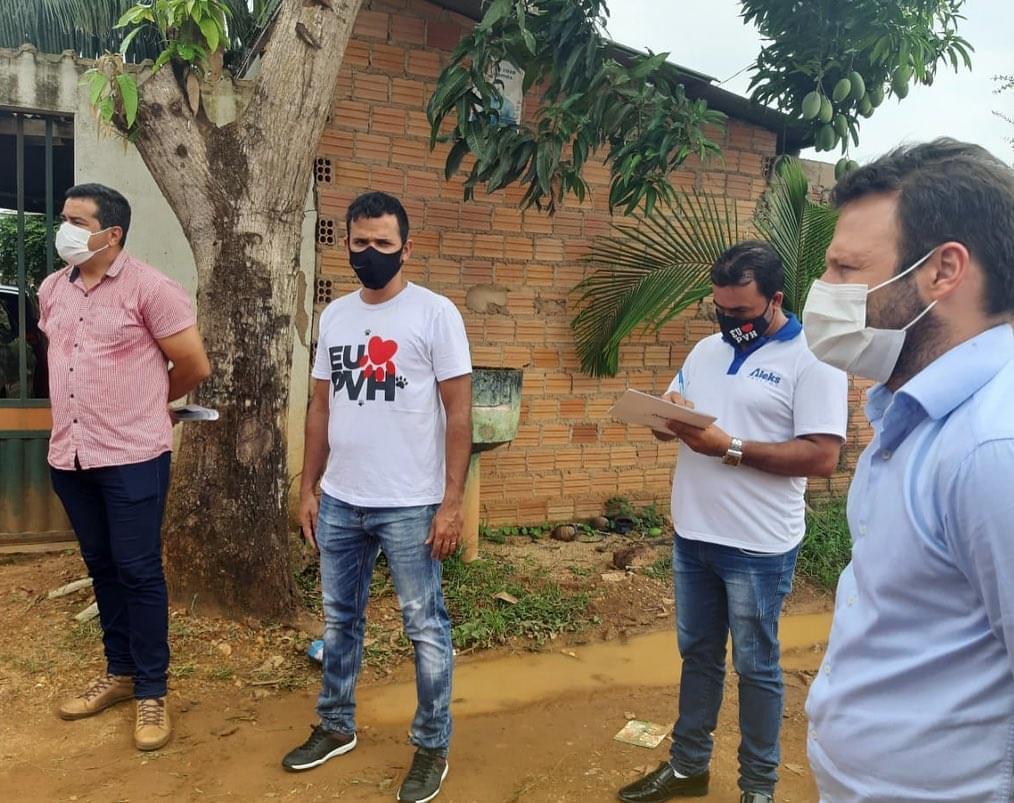 Pedidos do vereador Aleks Palitot são atendidos no bairro Castanheira - News Rondônia