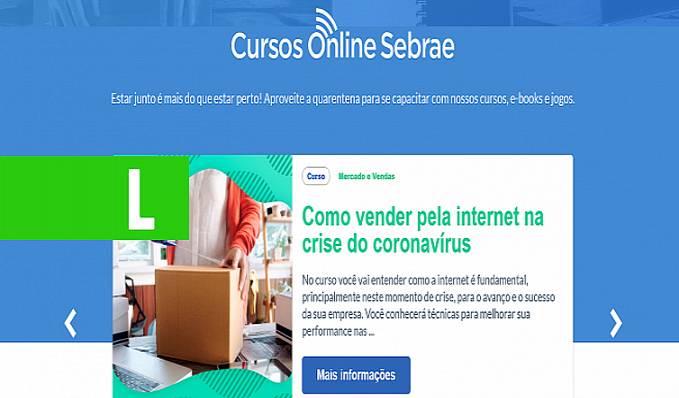 Cursos online do Sebrae chegam à marca histórica de 2 milhões de inscritos - News Rondônia