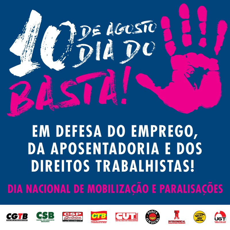 RONDÔNIA PARTICIPARÁ DA MOBILIZAÇÃO NACIONAL POR EMPREGOS, FIM DAS PRIVATIZAÇÕES, DIGNIDADE E CIDADANIA - News Rondônia