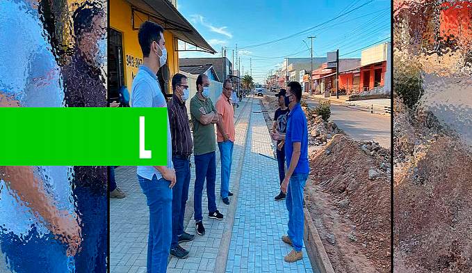 Presidente Laerte Gomes vistoria obras em avenida de Urupá - News Rondônia