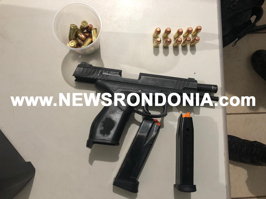 SAIDINHA DE BANCO: Após intensa perseguição polícia prende foragido da justiça com pistola na zona sul - News Rondônia