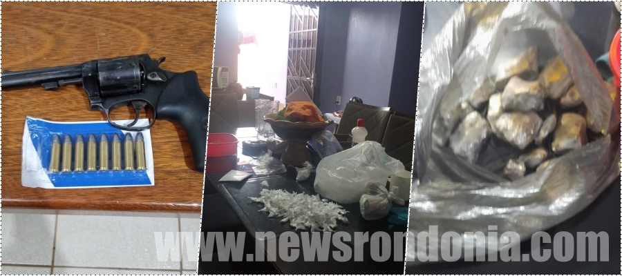 Denarc estoura laboratório de drogas e prende traficante com entorpecente avaliado em 40 mil reais - News Rondônia