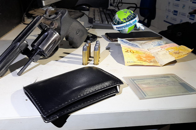 Empresário é preso com revólver durante abordagem na zona leste - News Rondônia