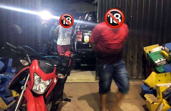 ZONA LESTE - Trio de marginais são detidos com motocicletas roubadas - News Rondônia