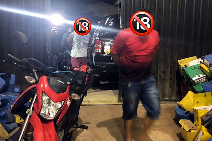 ZONA LESTE - Trio de marginais são detidos com motocicletas roubadas - News Rondônia