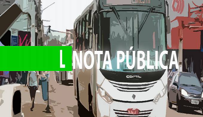 NOTA PÚBLICA: SUSPENSÃO DO TRANSPORTE COLETIVO URBANO EM PORTO VELHO - News Rondônia
