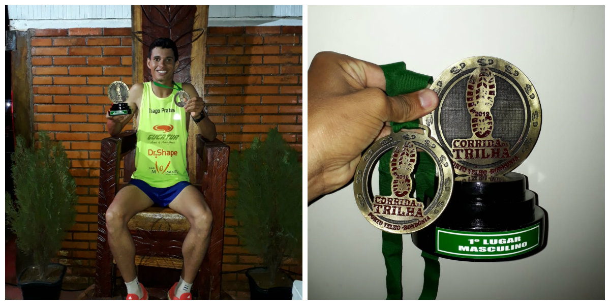 TIAGO PRATES É CAMPEÃO DA CORRIDA DA TRILHA - News Rondônia