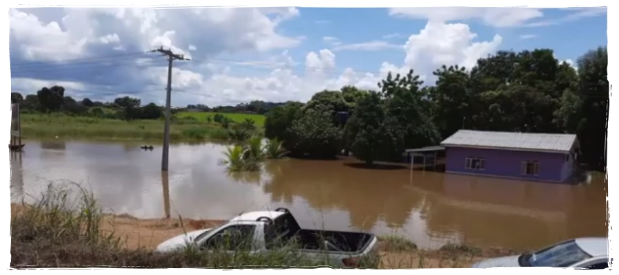 Com trecho da Br-364 imerso pelas águas do Jamari, acesso da rodovia é mantido fechado - News Rondônia