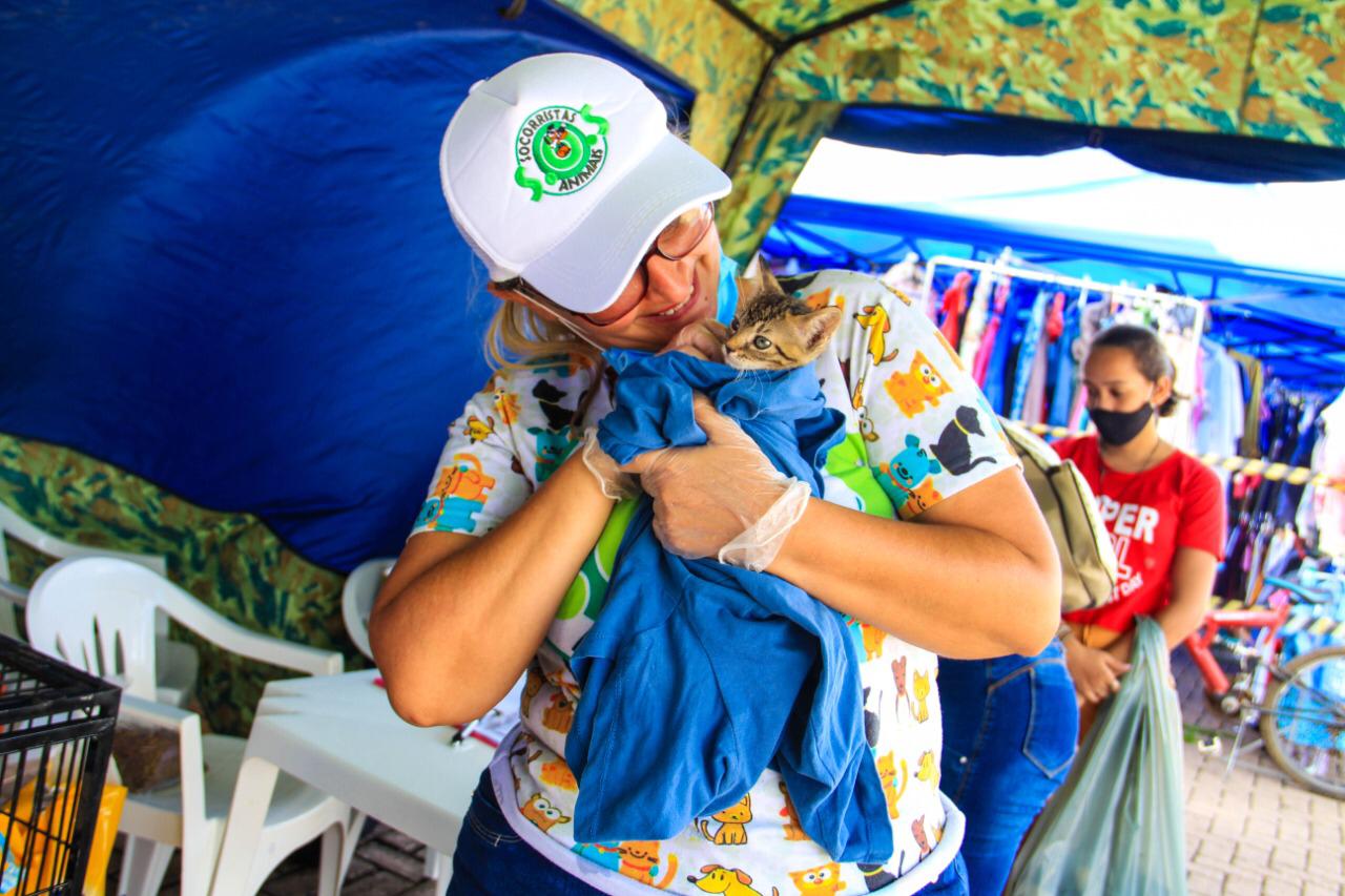 Apaixonada por bichos Márcia Socorristas Animais realiza bazar para ajudar animais abandonados - News Rondônia