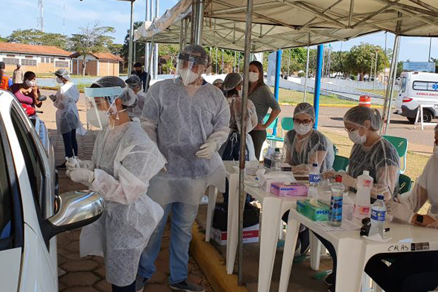 Governo de Rondônia realiza a 22º edição do drive-thru de testagem rápida em Vilhena; 741 testes foram realizados - News Rondônia