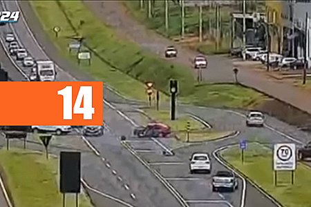 CÂMERAS DE VIDEOMONITORAMENTO REGISTRAM GRAVE ACIDENTE NA BR-277 - News Rondônia