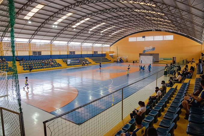 Jogos Infantis Municipais retornam com quadra poliesportiva revitalizada - News Rondônia