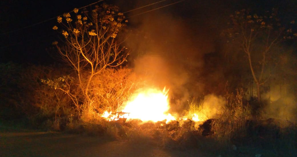 Incêndios misteriosos voltam ameaçar áreas de proteção ambiental no residencial Crystal da Calama - News Rondônia