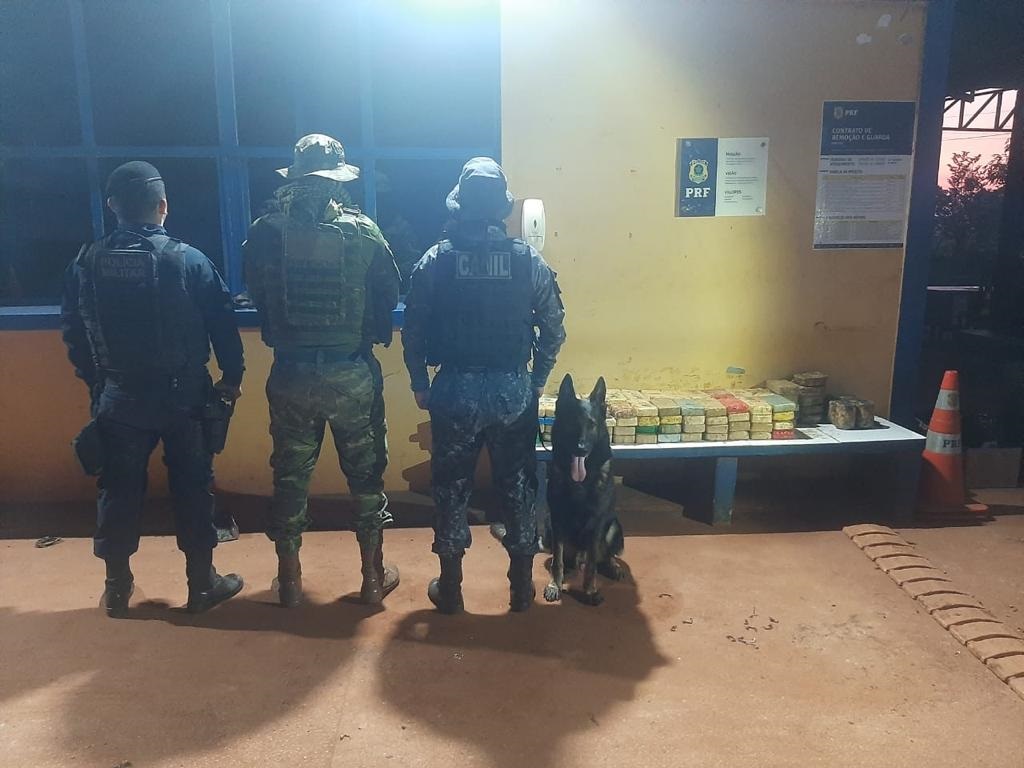 116 QUILOS - Cão da PMRO dá prejuízo a traficantes em Guajará-Mirim - News Rondônia