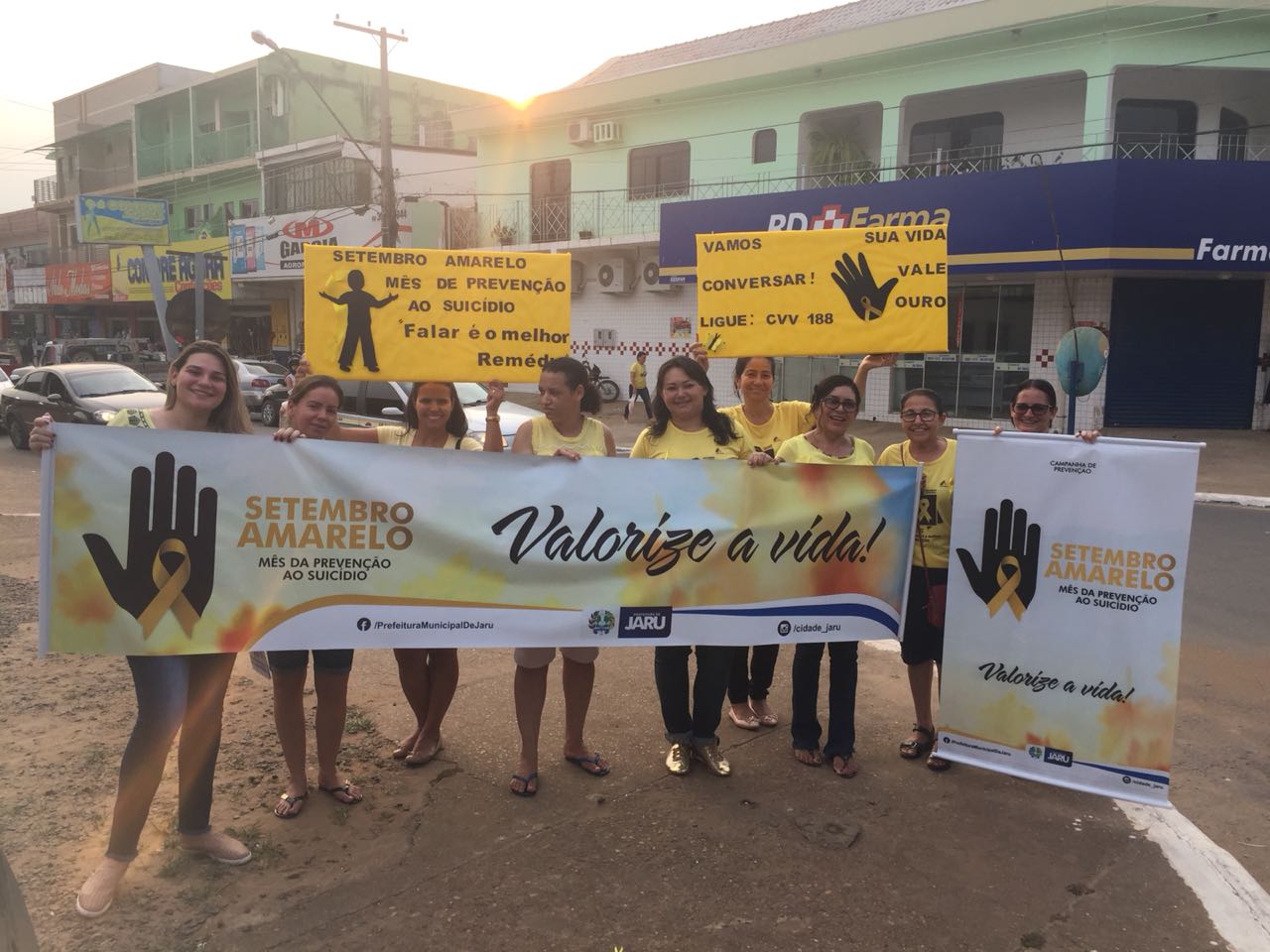 SETEMBRO AMARELO: PREFEITURA DE JARU INICIA PROGRAMAÇÃO DA CAMPANHA QUE ALERTA PARA A PREVENÇÃO AO SUICÍDIO - News Rondônia