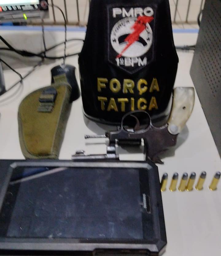 Motorista é preso com revólver dentro de carro na zona rural de Porto Velho - News Rondônia