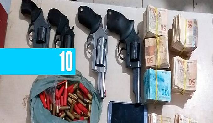 POLÍCIA PRENDE CASAL COM R$ 52 MIL E QUATRO ARMAS DE FOGO NA ZONA LESTE DE PORTO VELHO - News Rondônia