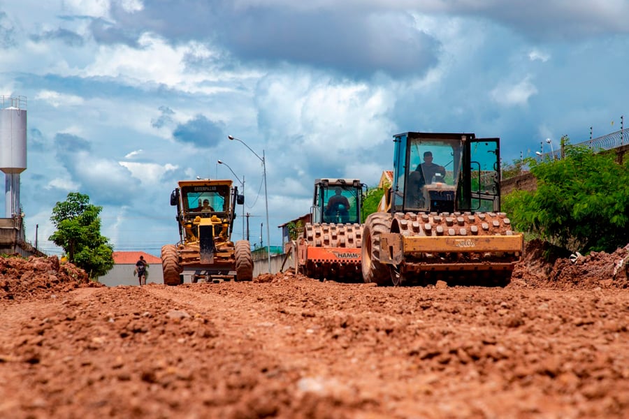 Bairro Lagoa ultrapassa a marca de quatro quilômetros de asfalto e drenagem - News Rondônia